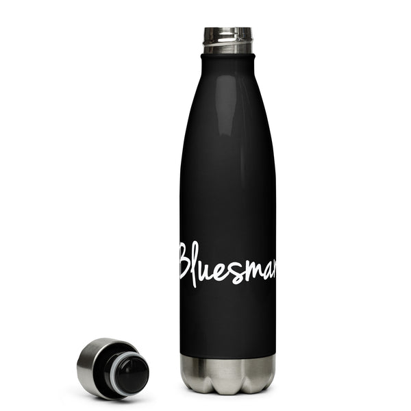 Bluesman Black Stainless Steel Water Bottle