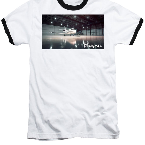 Bluesman Corporate Jet - Baseball T-Shirt