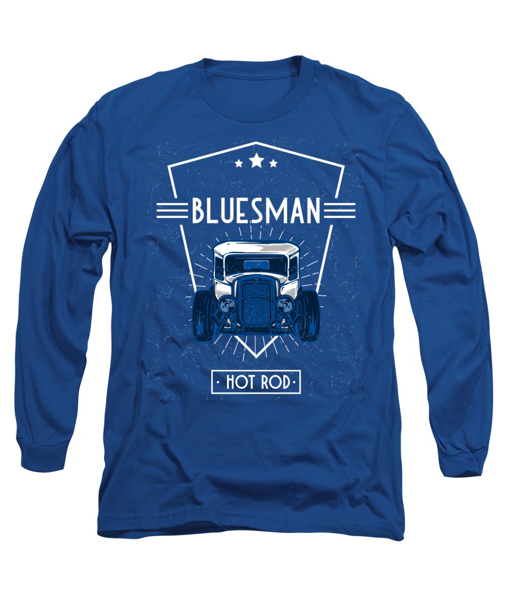 Bluesman Hot Rod - Long Sleeve T-Shirt