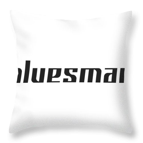 Bluesman Logo - Throw Pillow
